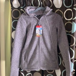 north face quail grey hoodie